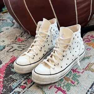 Converse Chuck Taylor All Star Crystal Moon Lift High Top Sneakers